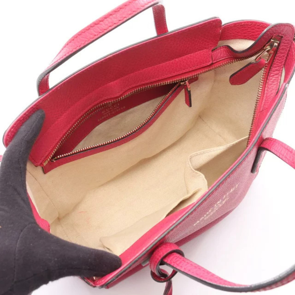 Gucci Leather Pink Handbag Swing - Picture 3 of 10